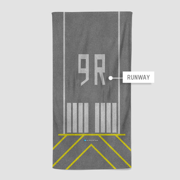 Runway - Beach Towel - Airportag