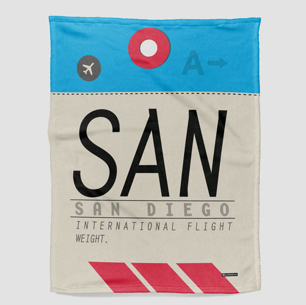 SAN - Blanket - Airportag