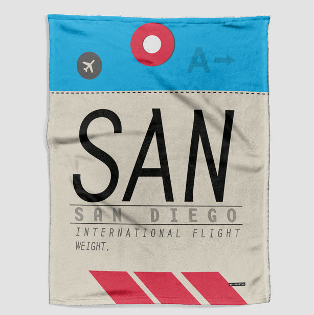 SAN - Blanket - Airportag