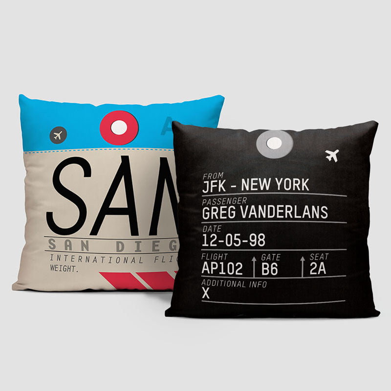 SAN - Throw Pillow