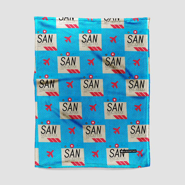 SAN - Blanket - Airportag