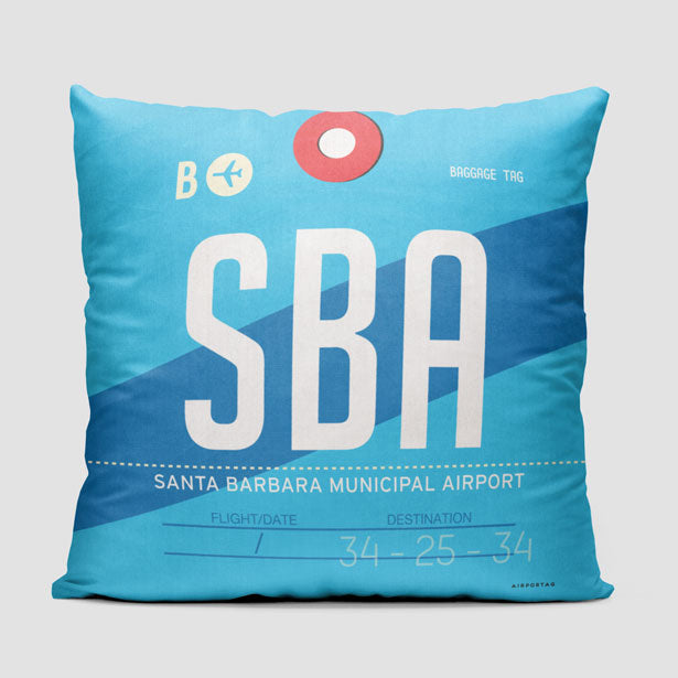SBA - Throw Pillow - Airportag