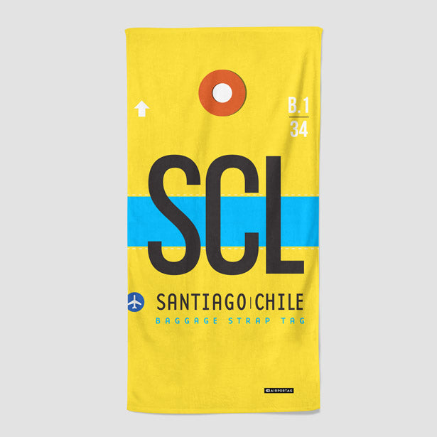 SCL - Beach Towel - Airportag