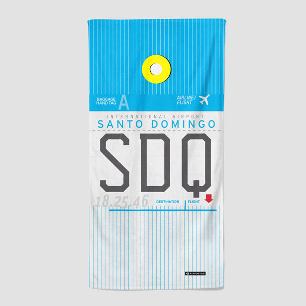 SDQ - Beach Towel - Airportag
