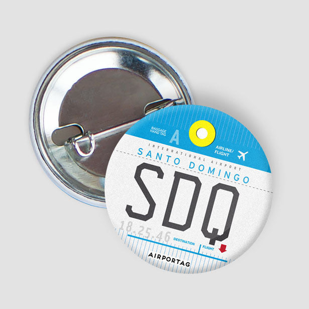 SDQ - Button - Airportag