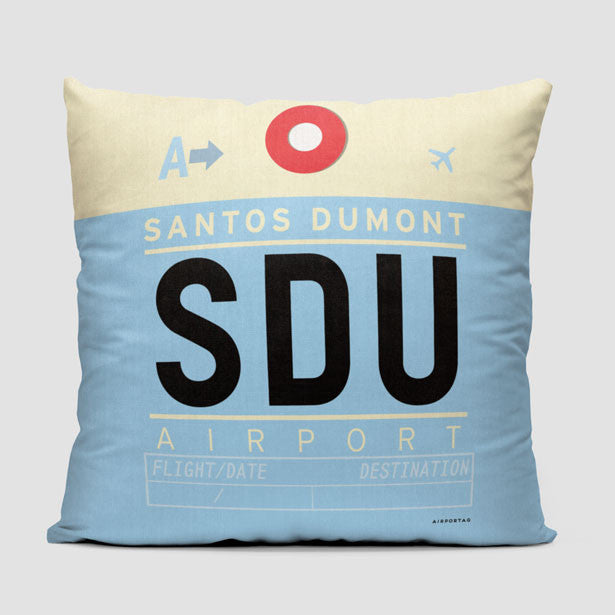 SDU - Throw Pillow - Airportag