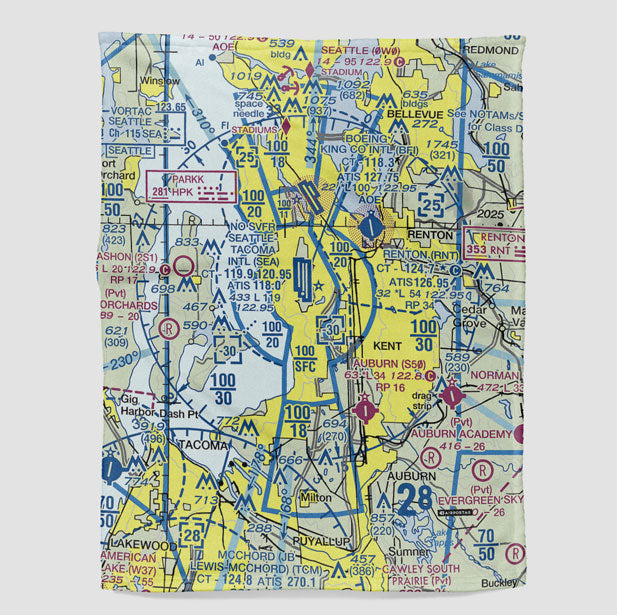SEA Sectional - Blanket - Airportag