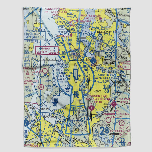SEA Sectional - Blanket - Airportag