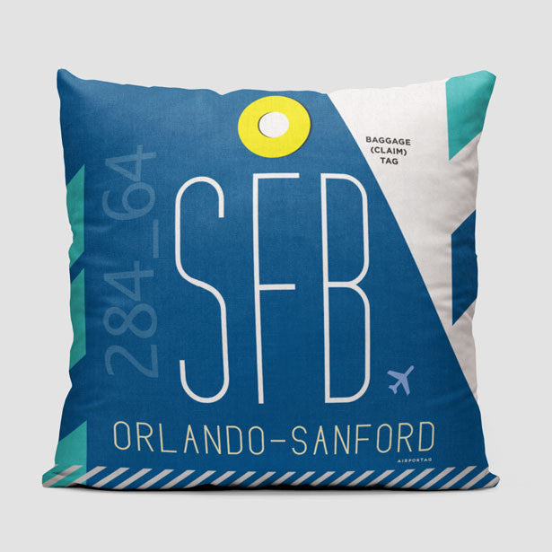 SFB - Throw Pillow - Airportag