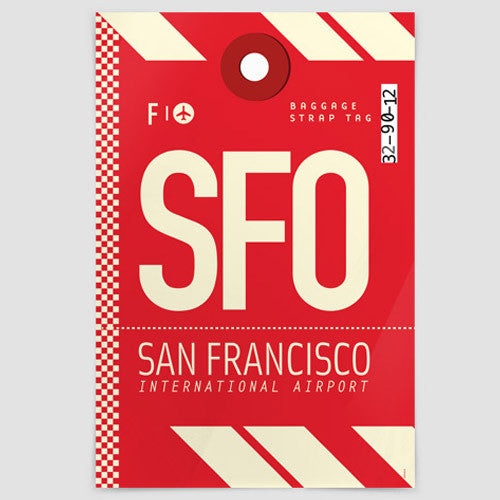 SFO - Poster - Airportag