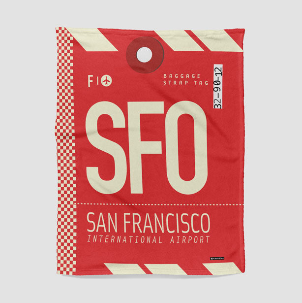 SFO - Blanket - Airportag