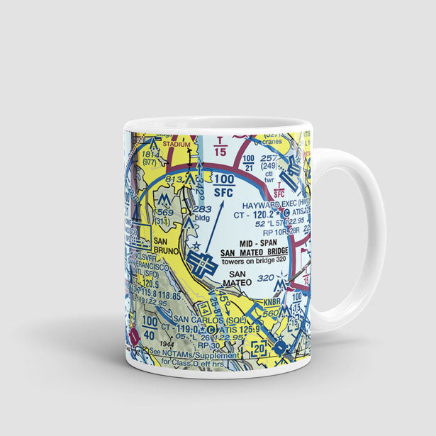 SFO Sectional - Mug - Airportag