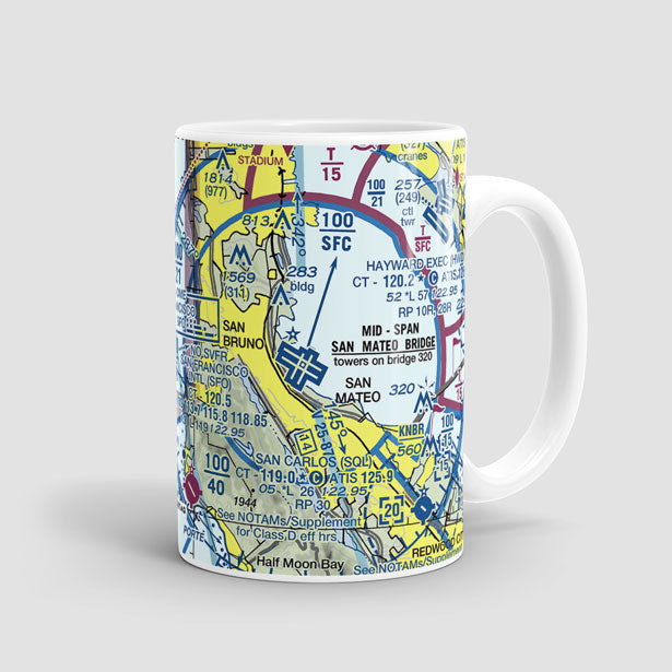 SFO Sectional - Mug - Airportag