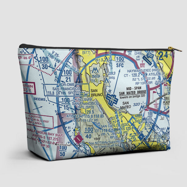 SFO Sectional - Pouch Bag - Airportag