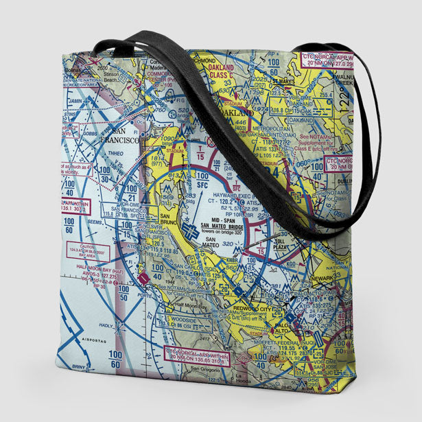 SFO Sectional - Tote Bag - Airportag