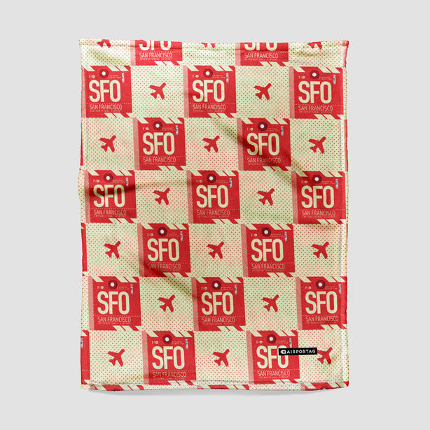 SFO - Blanket - Airportag