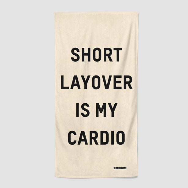 Short Layover - Beach Towel - Airportag