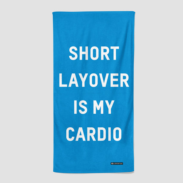 Short Layover - Beach Towel - Airportag