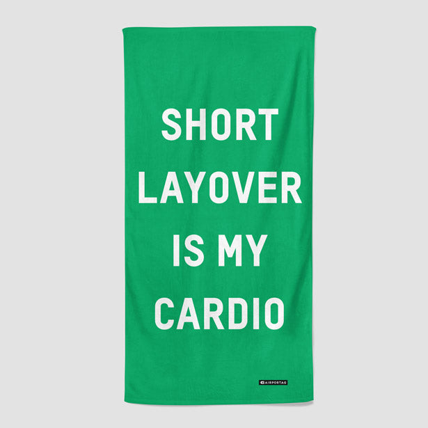 Short Layover - Beach Towel - Airportag