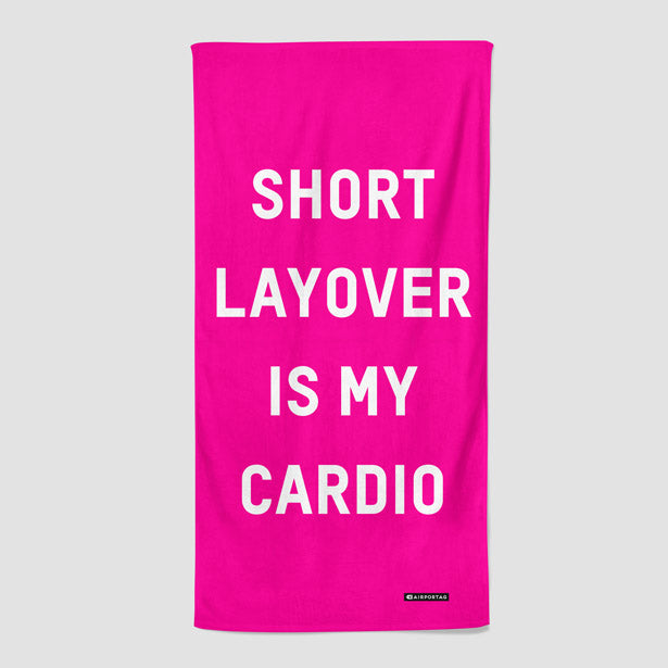 Short Layover - Beach Towel - Airportag