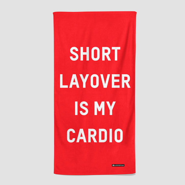 Short Layover - Beach Towel - Airportag