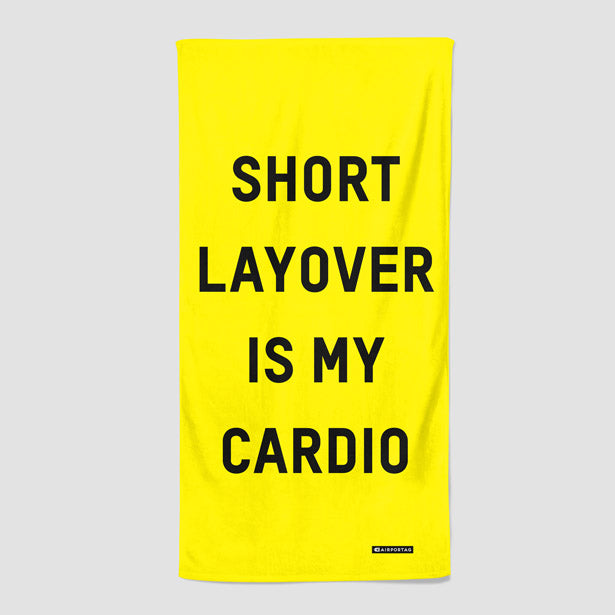 Short Layover - Beach Towel - Airportag