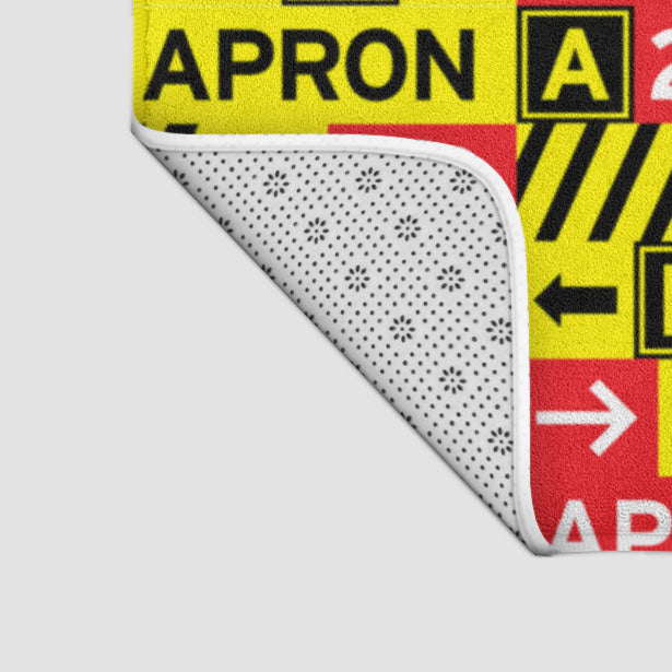 Runway Signs - Bath Mat - Airportag
