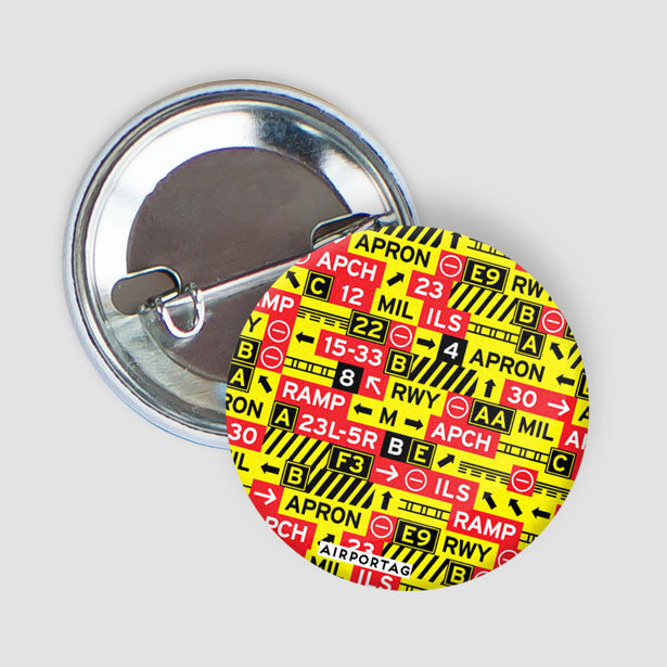 Runway Signs - Button - Airportag