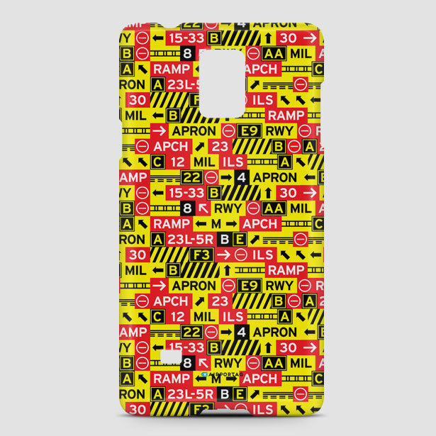 Runway Signs - Phone Case - Airportag