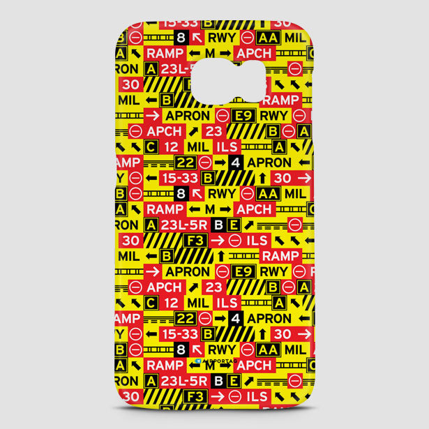 Runway Signs - Phone Case - Airportag