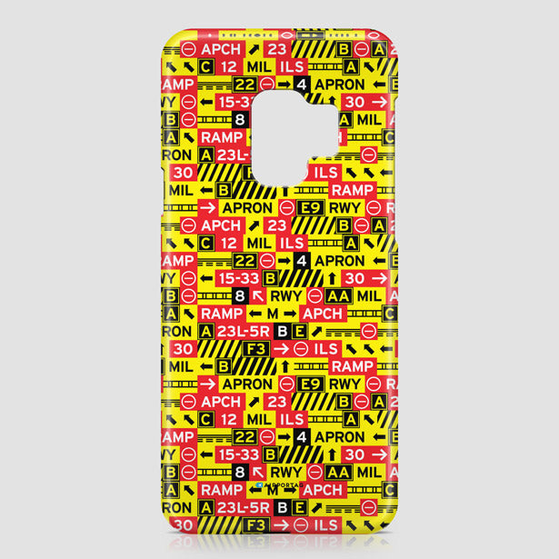 Runway Signs - Phone Case - Airportag