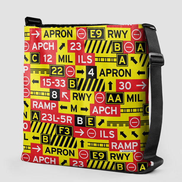 Runway Signs - Tote Bag - Airportag