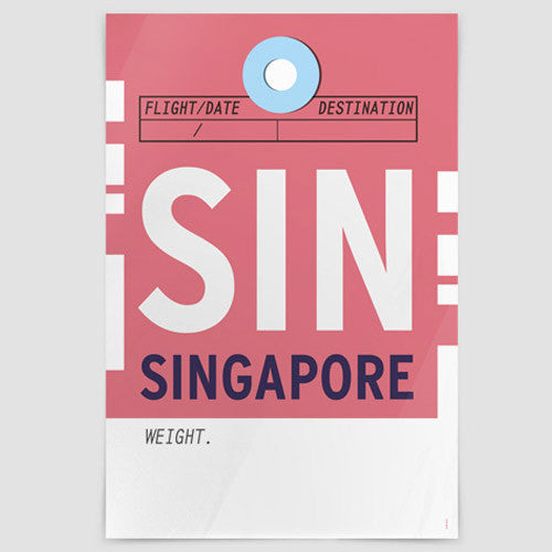 SIN - Poster - Airportag