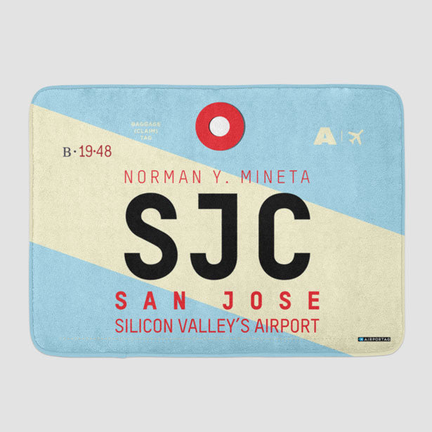 SJC - Bath Mat - Airportag