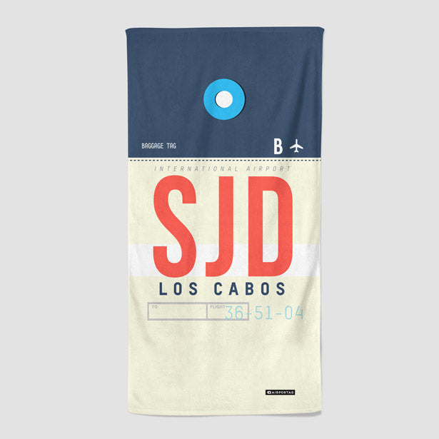 SJD - Beach Towel - Airportag