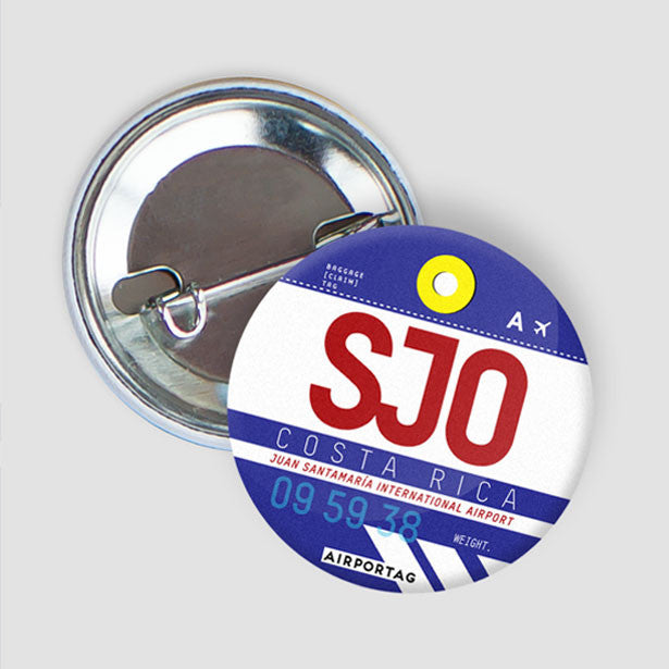 SJO - Button - Airportag
