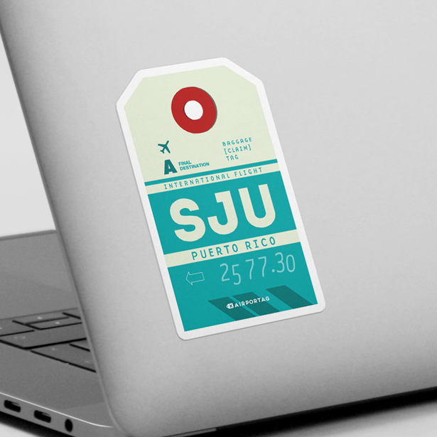 SJU - Sticker - Airportag