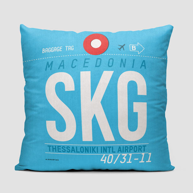 SKG - Throw Pillow - Airportag