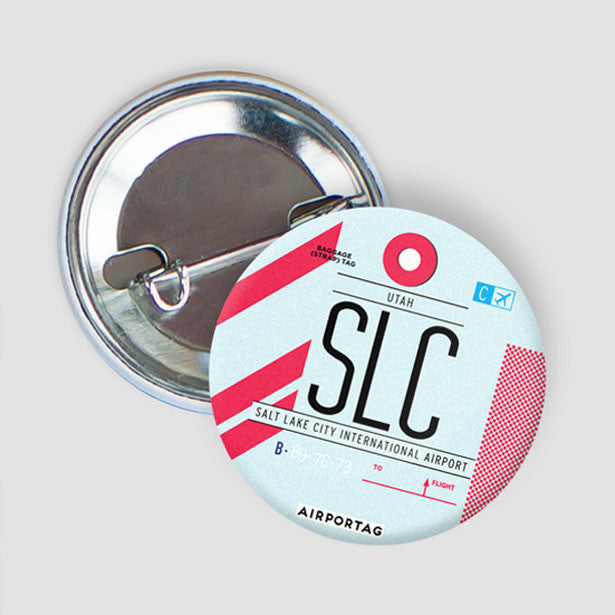 SLC - Button - Airportag