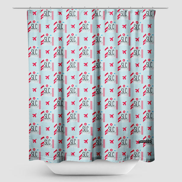 SLC - Shower Curtain - Airportag