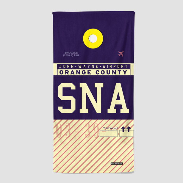 SNA - Beach Towel - Airportag
