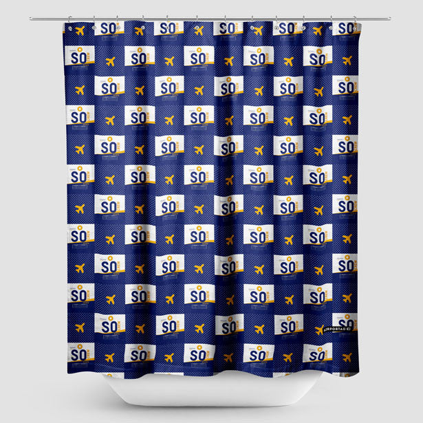 SO - Shower Curtain - Airportag