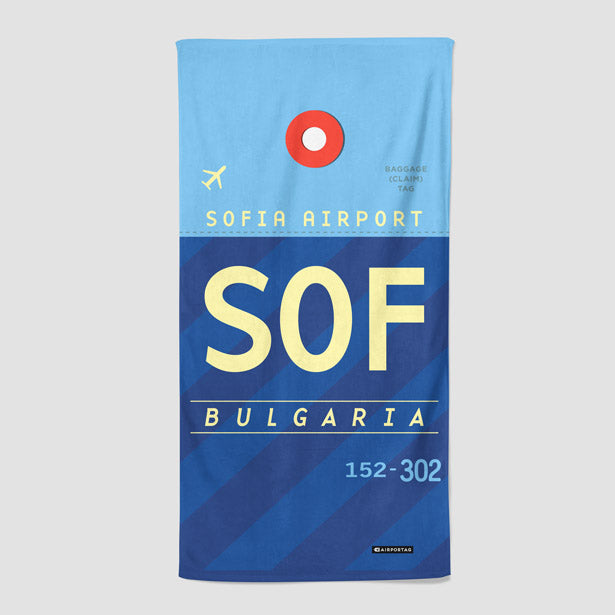 SOF - Beach Towel - Airportag