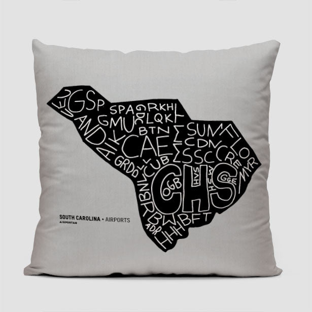 South Corolina - Throw Pillow - Airportag