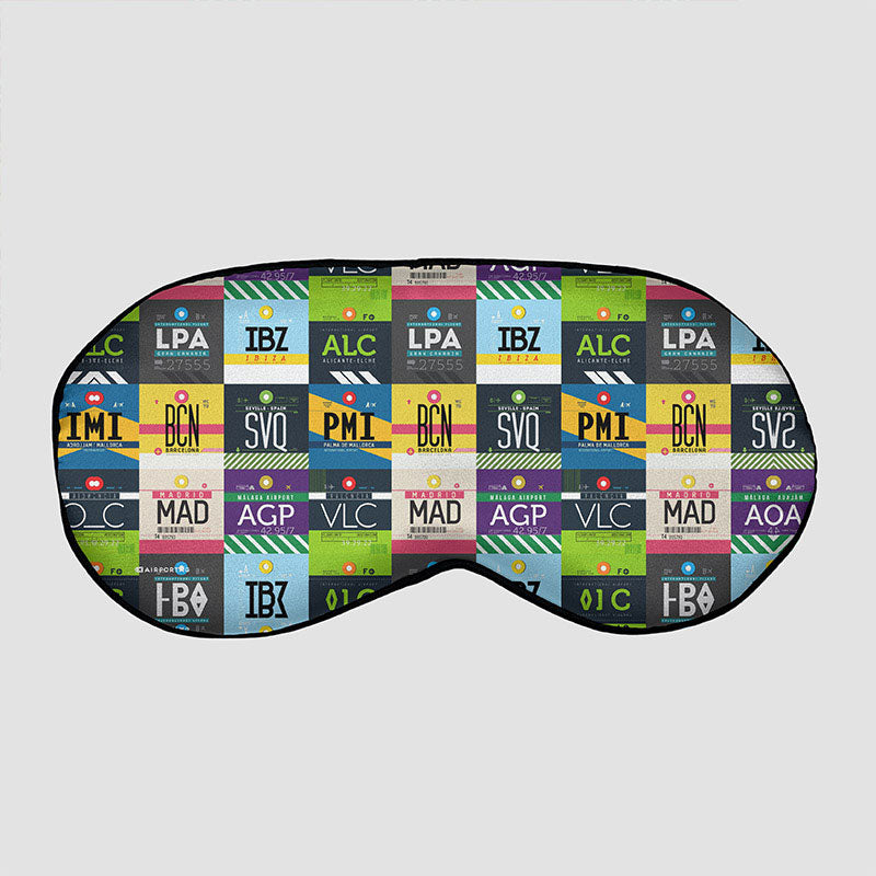 Spanish Airports - Sleep Mask