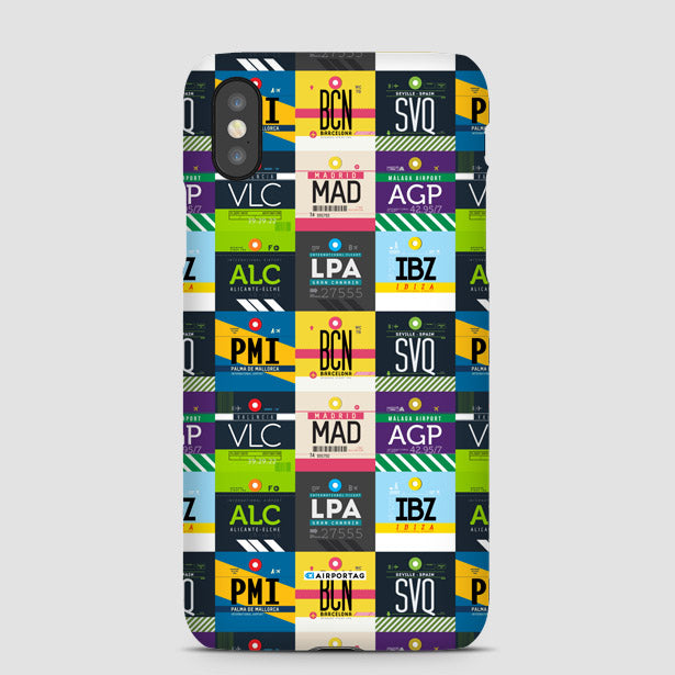 Spanish Airports - Phone Case - Airportag