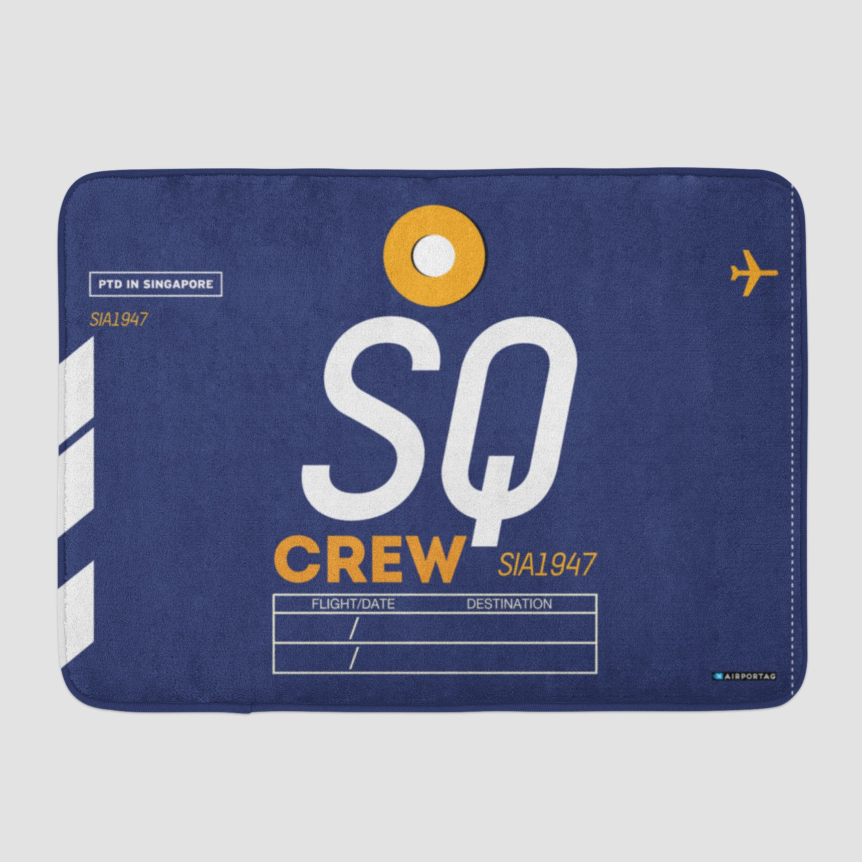 SQ - Bath Mat - Airportag