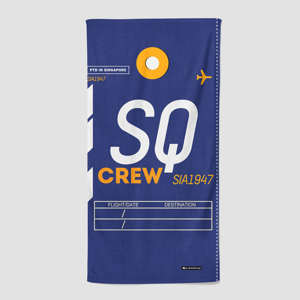SQ - Beach Towel - Airportag