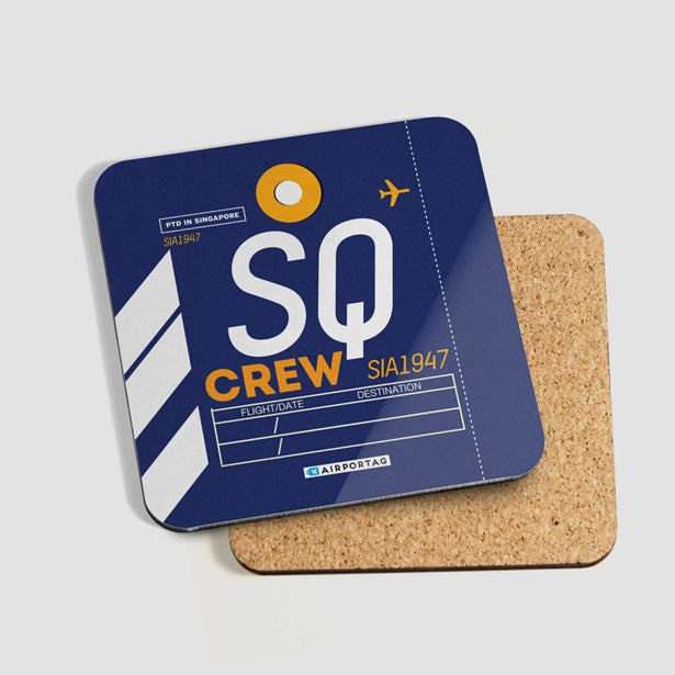 SQ - Coaster - Airportag