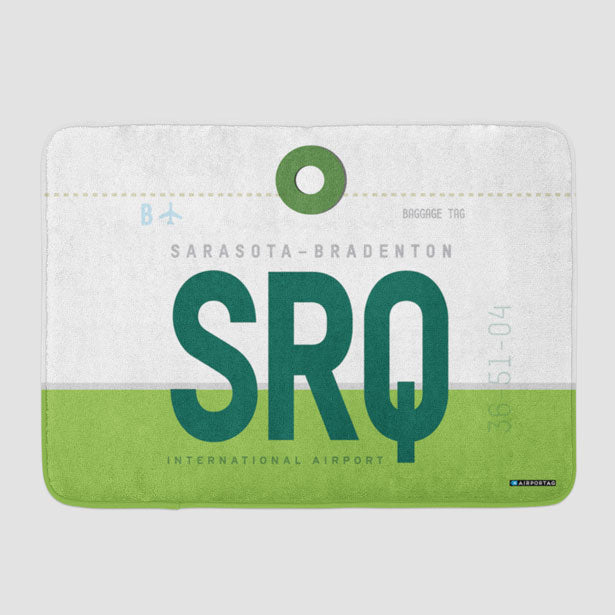 SRQ - Bath Mat - Airportag
